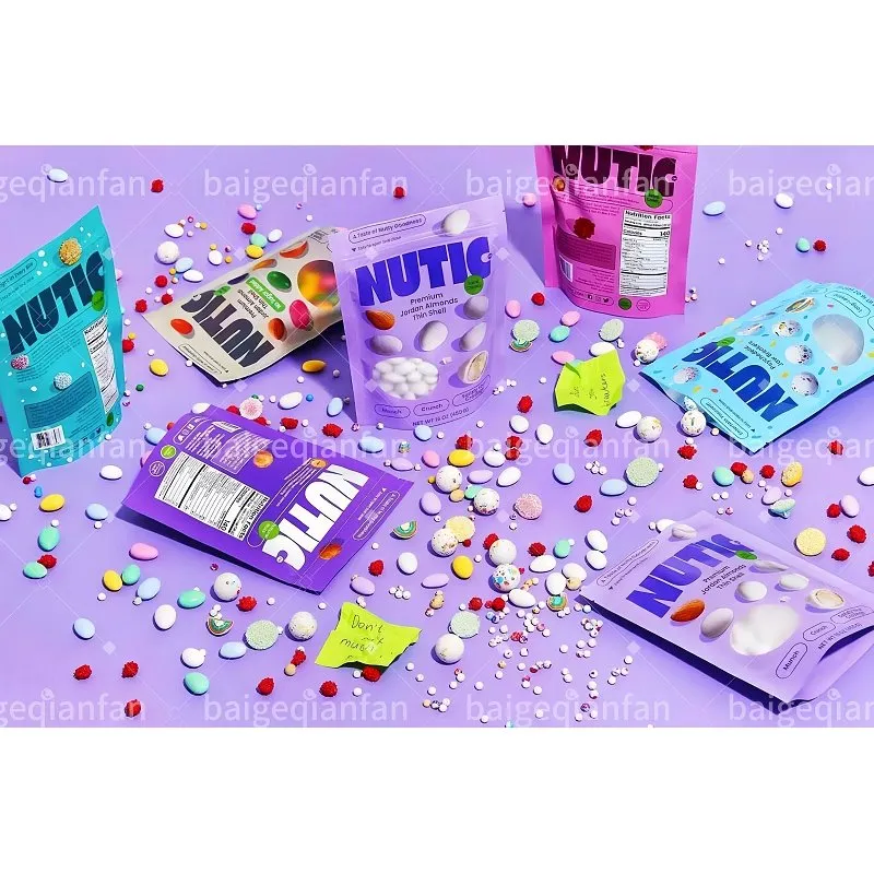 Vrečke z zadrgo, laminirane s folijo, ki jih je mogoče ponovno zapreti, embalaža za užitne izdelke, odporna proti vonju, 3,5 g vrečke iz mylarja, natisnjene po meri